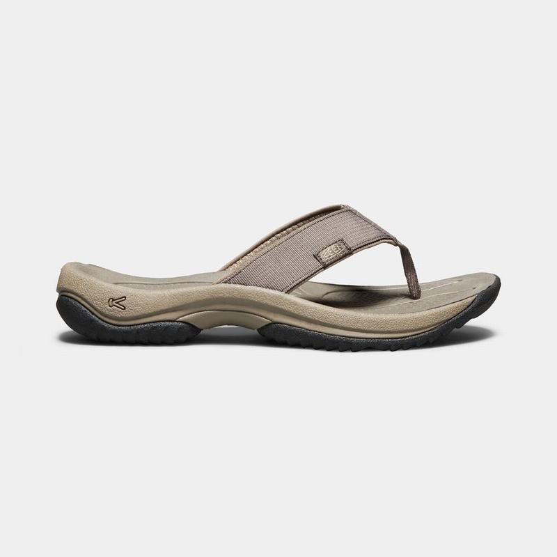 Keen Kona Flip II Mens Flip Flops Khaki Discount (2681-RACKJ)